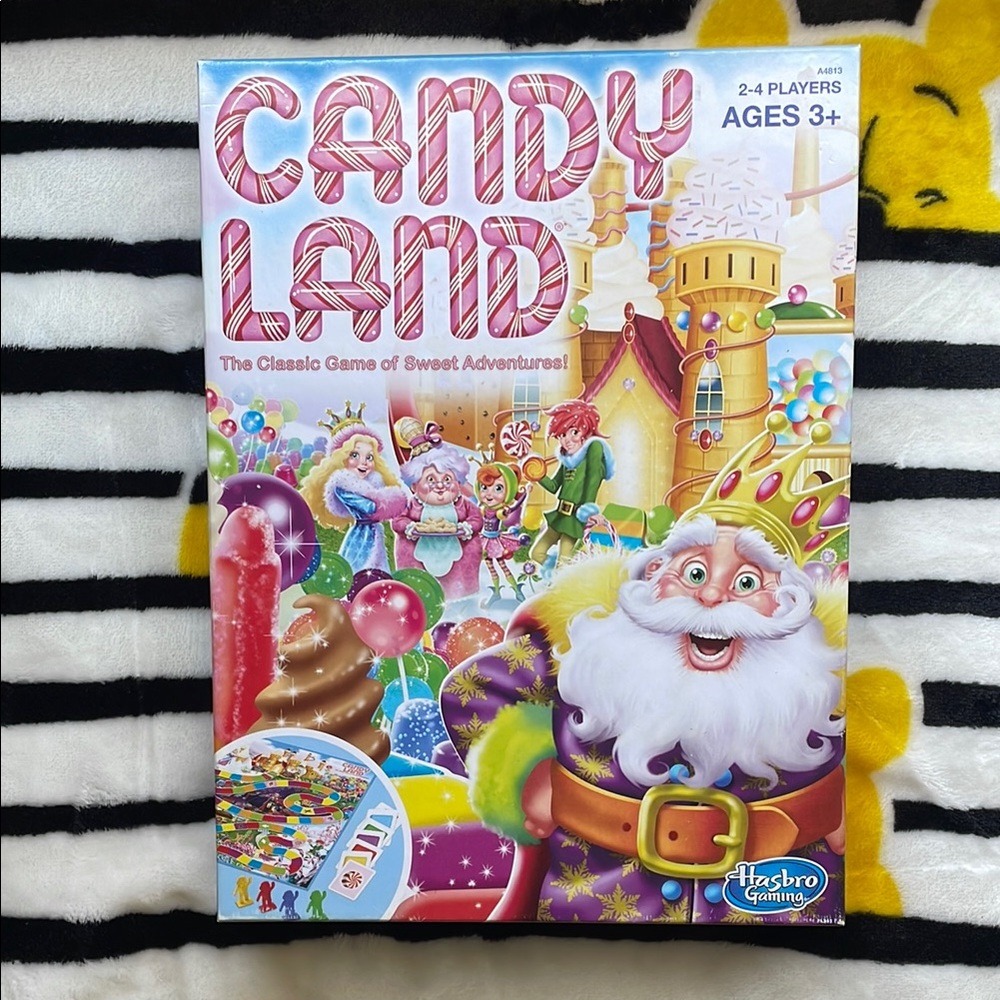 Hasbro Pink and Yellow Puzzle Game Whimsical Fun